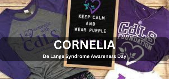 Cornelia De Lange Syndrome Awareness Day  [कॉर्नेलिया डी लैंग सिंड्रोम जागरूकता दिवस]